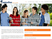 Tablet Screenshot of campussideutsa.com
